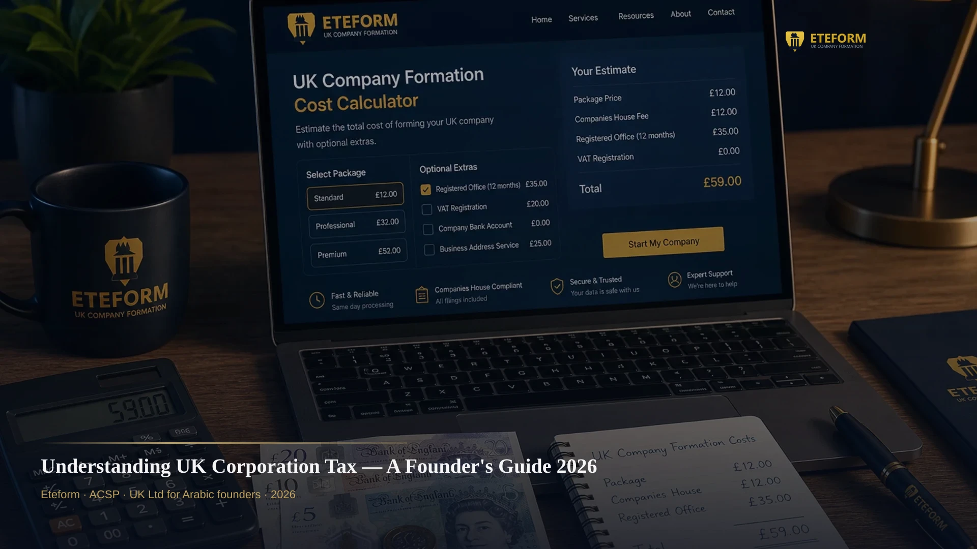 Understanding UK Corporation Tax — A Founder's Guide 2026